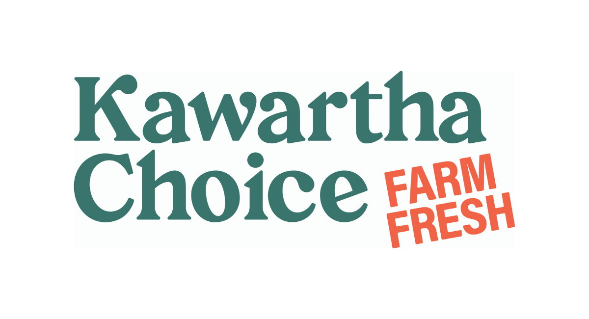 Kawartha choice farm fresh text