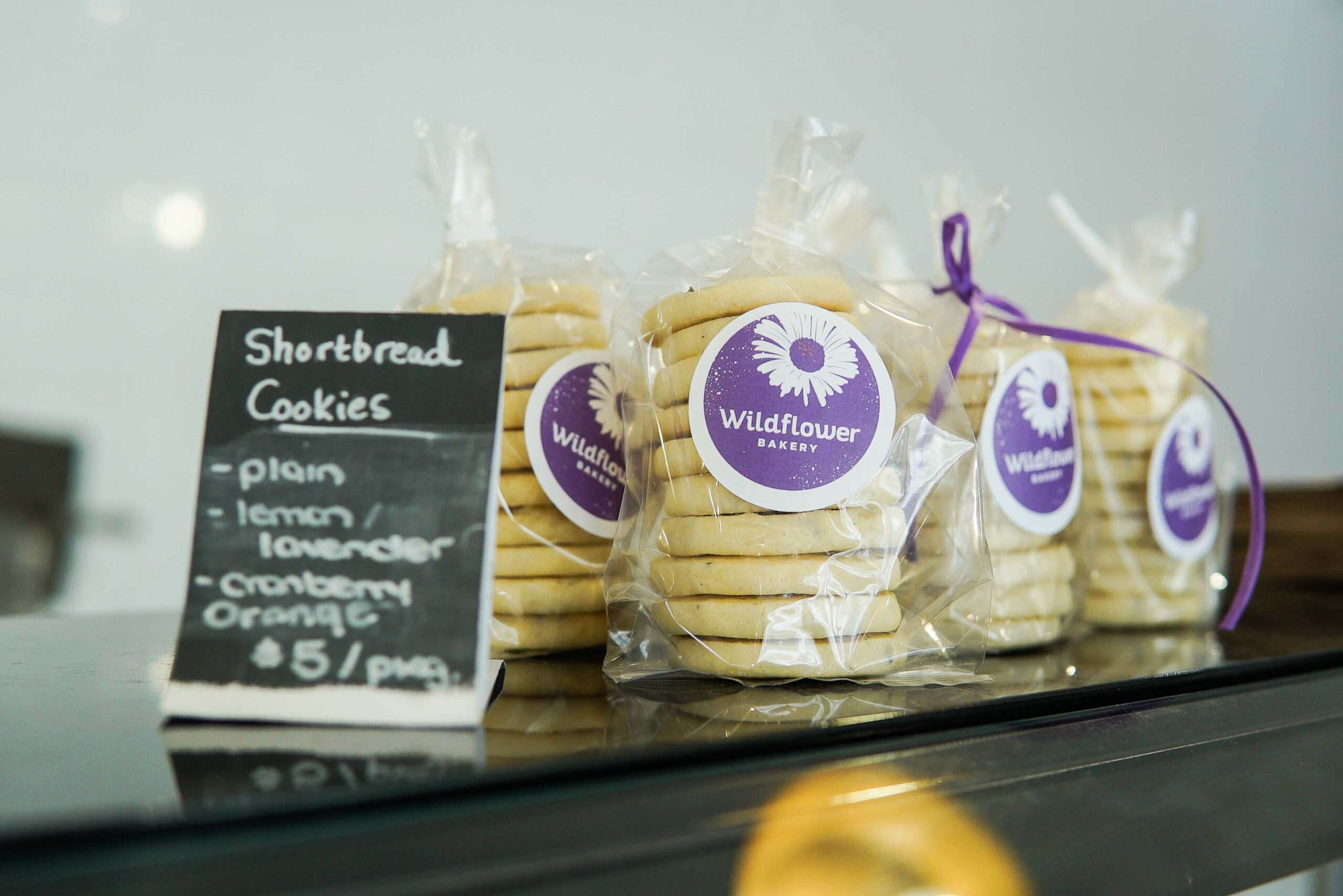 packets of shortbread cookies