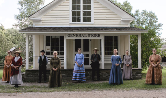8 people in front of general store