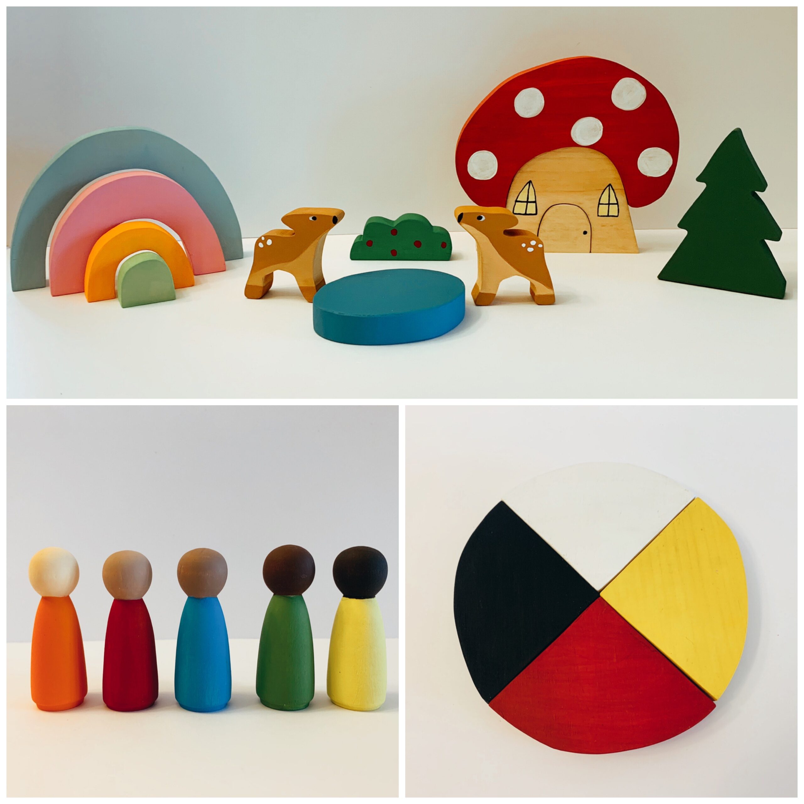 handcrafted play sets for children