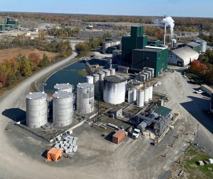 Aerial view of Kawartha Ethanol