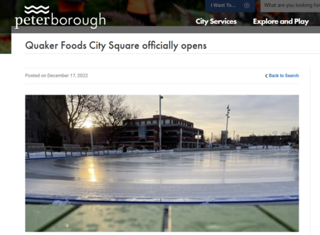 Quaker Foods City Square Screenshot