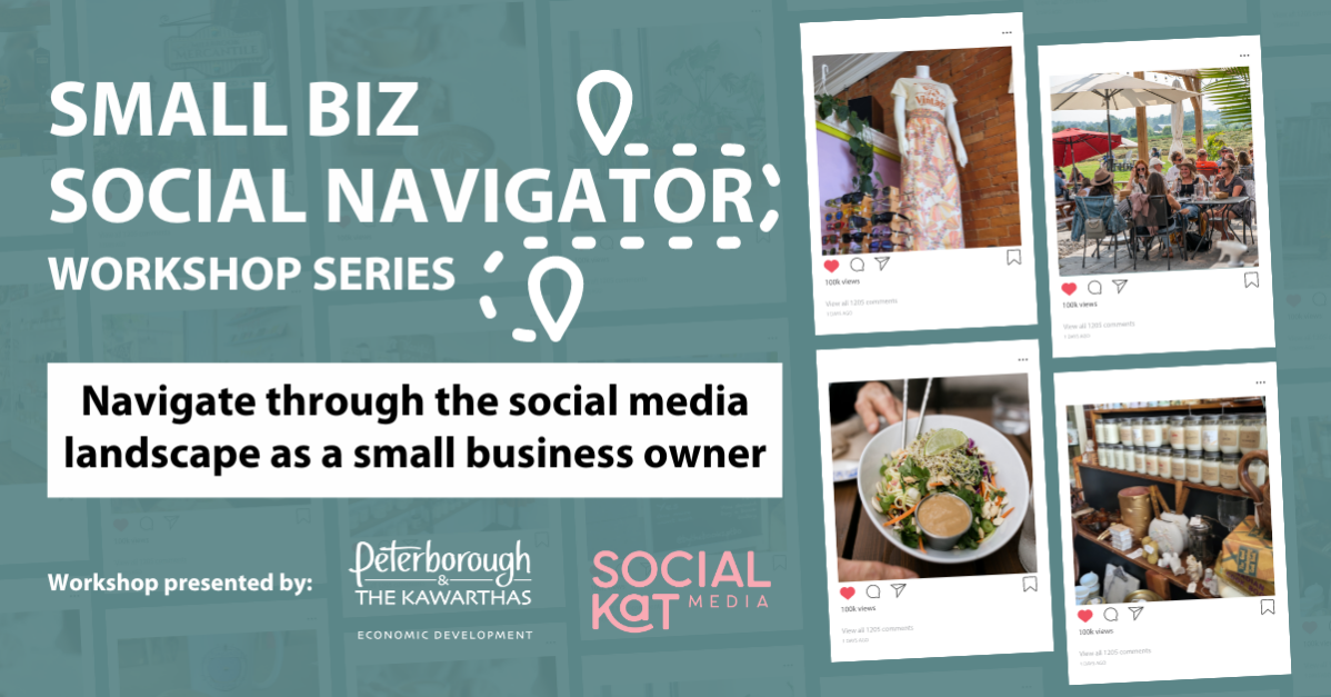 Small Biz Social Navigator workshop series graphic