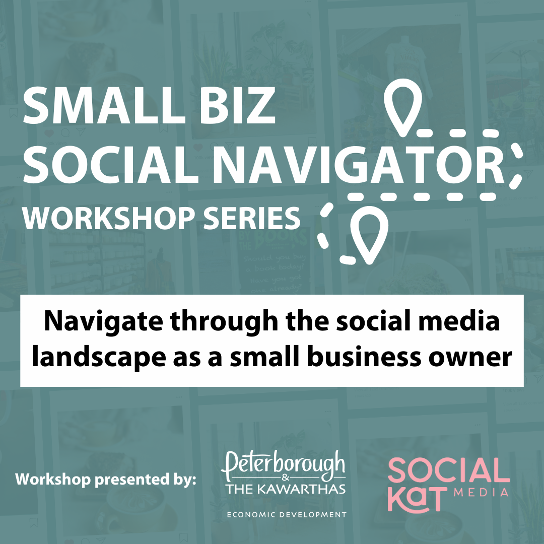 Small Biz Social Navigator workshop series graphic